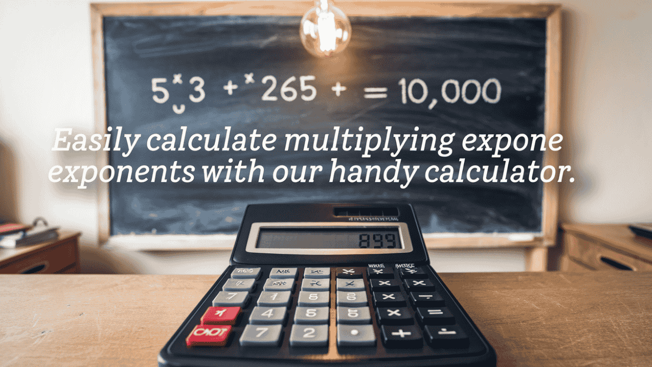 Multiplying Exponent Calculator